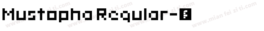 Mustopha Regular字体转换